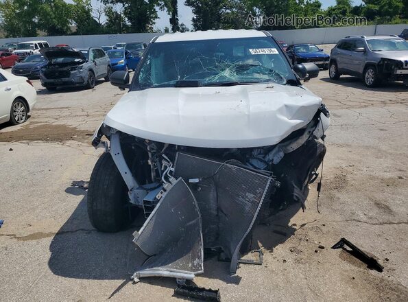 1FM5K8AB5NGC36569 2022 FORD EXPLORER Белый Вид спереди