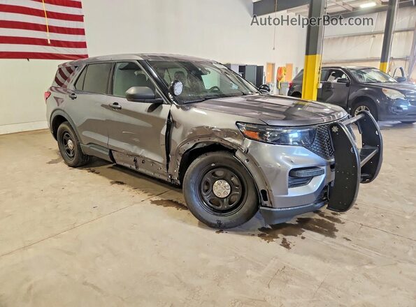 1FM5K8AB7LGC95152 2020 FORD EXPLORER Gray Przód prawy