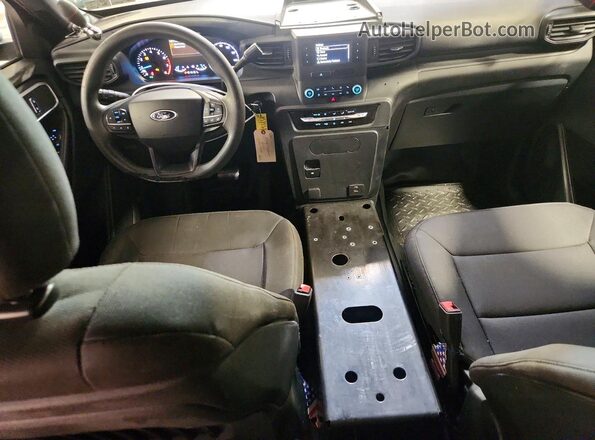 1FM5K8AB7LGC95152 2020 FORD EXPLORER Gray Widok deski rozdzielczej