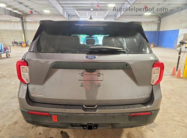 1FM5K8AB7LGC95152 2020 FORD EXPLORER Gray Widok z tyłu