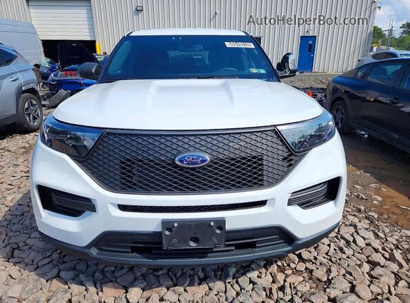 1FM5K8AB7PGA04123 2023 FORD EXPLORER Белый Вид спереди