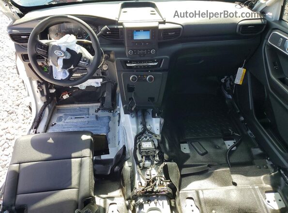 1FM5K8AB9RGA59420 2024 FORD EXPLORER White Вид панелі приладів