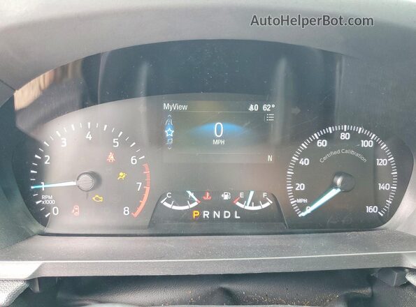 1FM5K8AC0NGC23883 2022 FORD EXPLORER Черный Вид щитка приборов