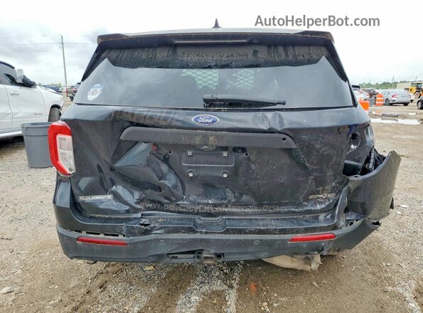 1FM5K8AC0NGC23883 2022 FORD EXPLORER Черный Вид сзади