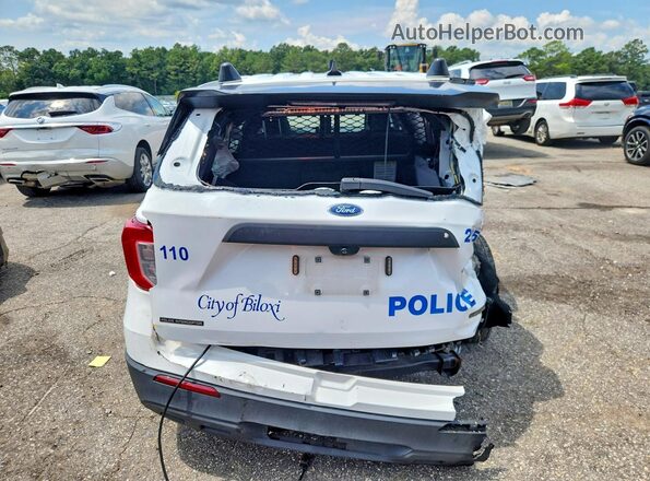 1FM5K8AC6LGC12867 2020 FORD EXPLORER Белый Вид сзади