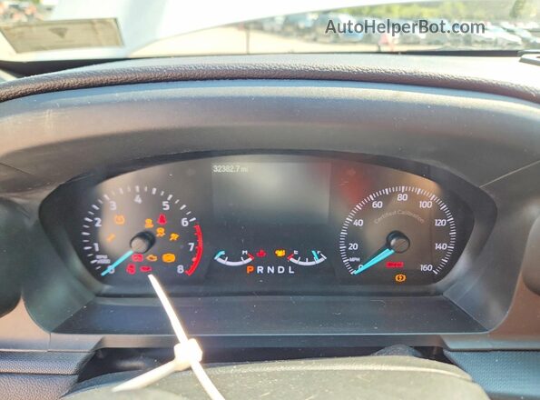 1FM5K8AC6NGA50032 2022 FORD EXPLORER White Instrument cluster view