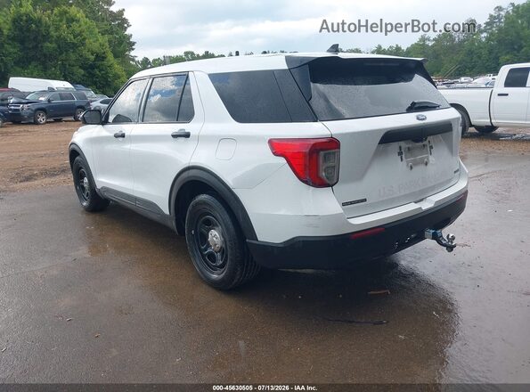1FM5K8ACXLGC68407 2020 FORD POLICE INTERCEPTOR White Trasero izquierdo