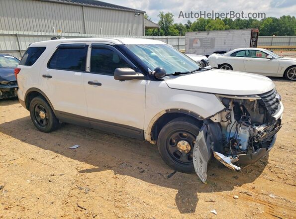 1FM5K8AR0HGA94746 2017 FORD EXPLORER Белый Передняя правая четверть