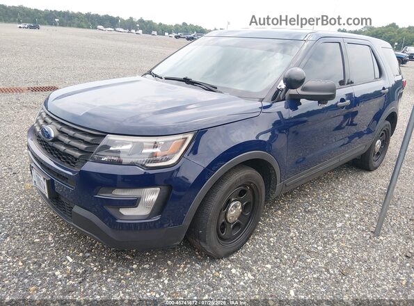 1FM5K8AR0JGC87999 2018 FORD POLICE INTERCEPTOR Blue Front left