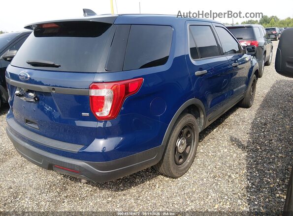1FM5K8AR0JGC87999 2018 FORD POLICE INTERCEPTOR Blue Rear right