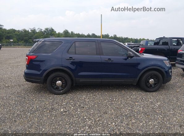 1FM5K8AR0JGC87999 2018 FORD POLICE INTERCEPTOR Blue 360 interior view
