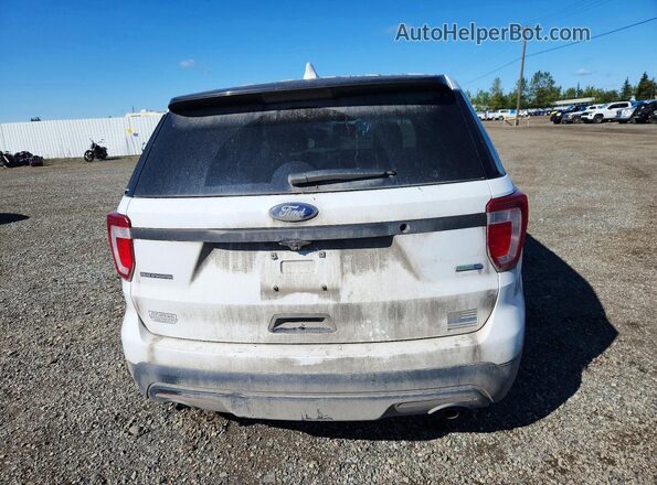 1FM5K8AR1GGA48082 2016 FORD EXPLORER White Հետևի տեսք
