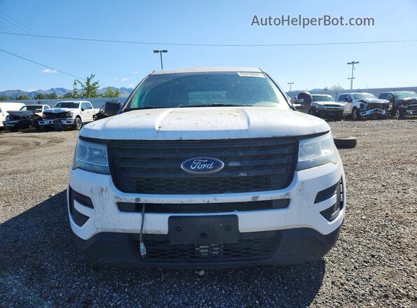 1FM5K8AR1GGA48082 2016 FORD EXPLORER White Դիմացի տեսք