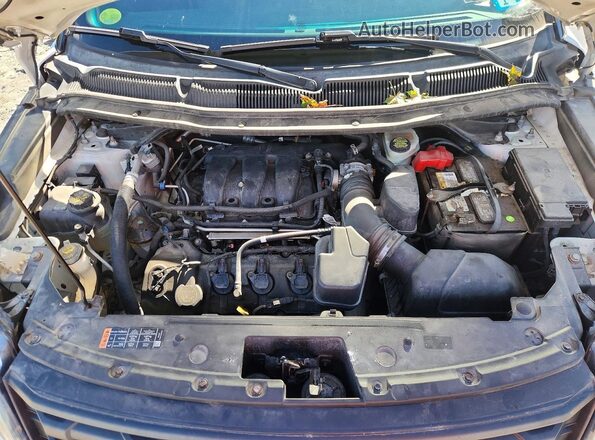 1FM5K8AR1GGD31176 2016 FORD EXPLORER Белый Вид подкапотного пространства