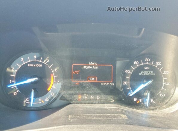 1FM5K8AR1HGE01244 2017 FORD EXPLORER Белый Вид щитка приборов