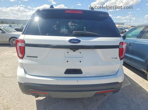 1FM5K8AR1HGE01244 2017 FORD EXPLORER Белый Вид сзади