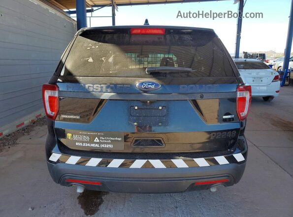 1FM5K8AR2GGA77932 2016 FORD EXPLORER Черный Вид сзади