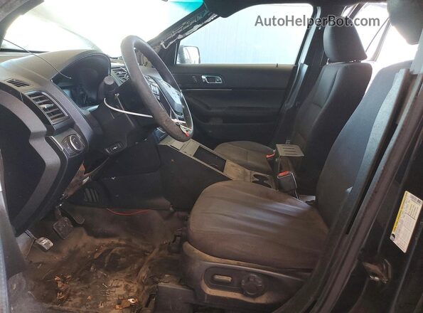 1FM5K8AR2GGA77932 2016 FORD EXPLORER Черный Вид салона спереди