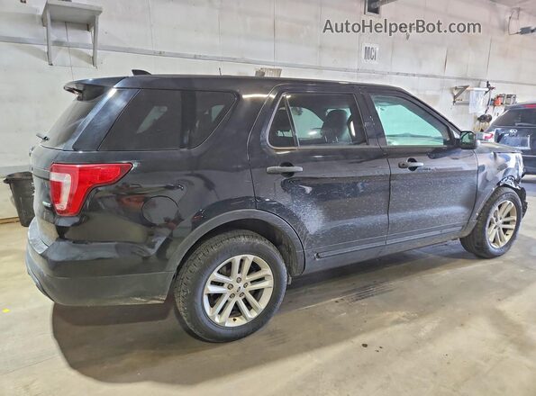 1FM5K8AR4HGD60057 2017 FORD EXPLORER Black Trasero derecho
