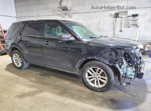 1FM5K8AR4HGD60057 2017 FORD EXPLORER Black Delantero derecho