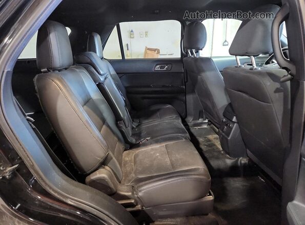 1FM5K8AR4HGD60057 2017 FORD EXPLORER Black Vista de los asientos traseros
