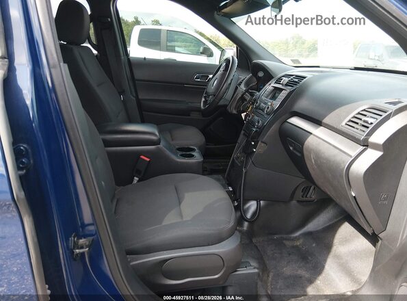1FM5K8AR4HGE13985 2017 FORD EXPLORER Blue Vista interior delantera