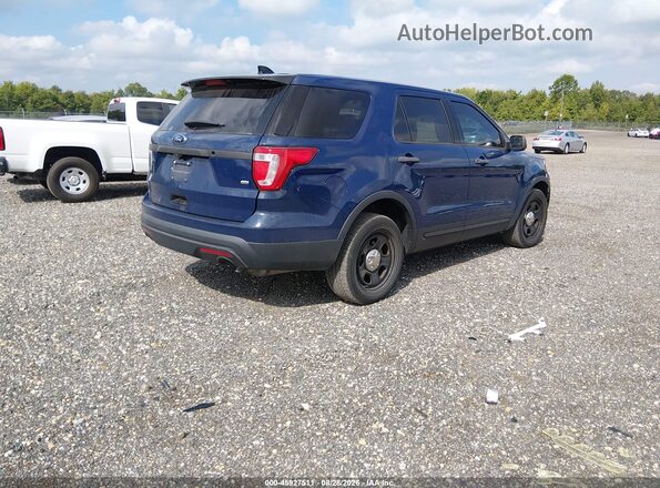1FM5K8AR4HGE13985 2017 FORD EXPLORER Blue Trasero derecho