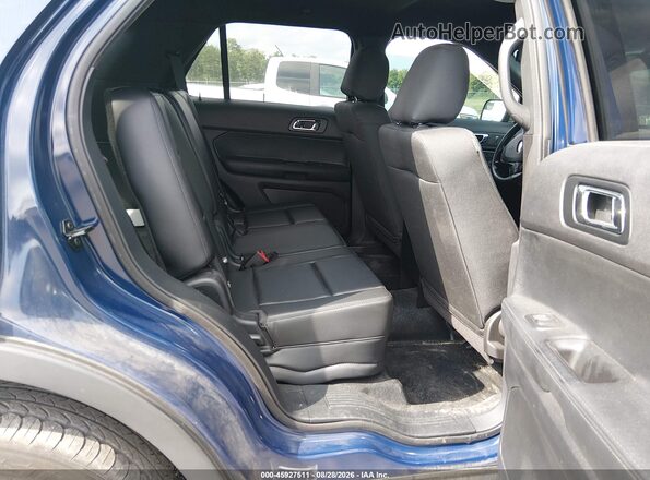 1FM5K8AR4HGE13985 2017 FORD EXPLORER Blue Vista de la etiqueta del VIN