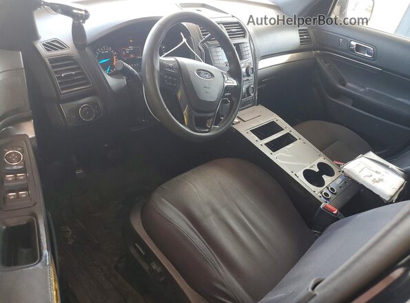 1FM5K8AR4JGA83979 2018 FORD EXPLORER Black წინა პანელის ხედი