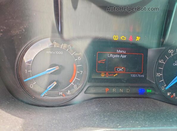 1FM5K8AR5GGC60807 2016 FORD EXPLORER Черный Вид щитка приборов
