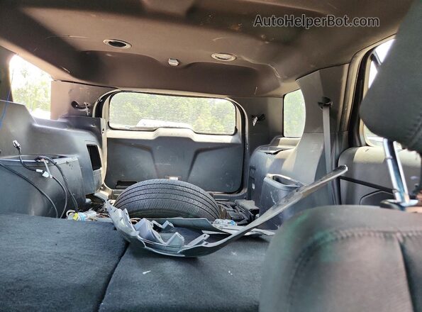 1FM5K8AR5GGC60807 2016 FORD EXPLORER Черный Вид задних сидений