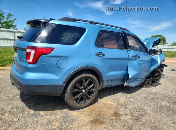 1FM5K8AR5GGC93354 2016 FORD EXPLORER Blue უკანა მარჯვენა