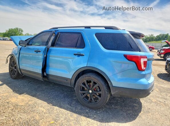 1FM5K8AR5GGC93354 2016 FORD EXPLORER Blue უკანა მარცხენა