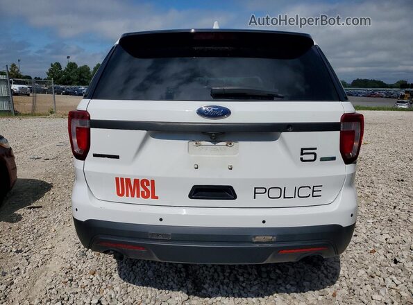 1FM5K8AR5HGC79052 2017 FORD EXPLORER Белый Вид сзади