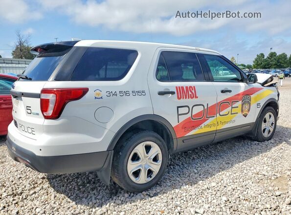 1FM5K8AR5HGC79052 2017 FORD EXPLORER Белый Задняя правая четверть