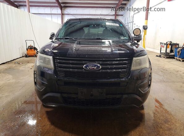 1FM5K8AR7GGA04569 2016 FORD EXPLORER Черный Вид спереди