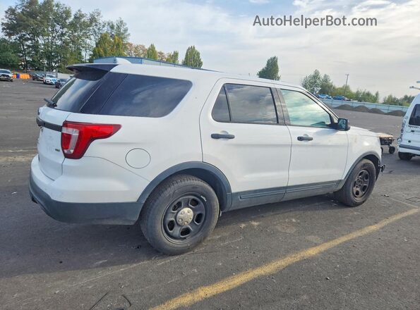 1FM5K8AR7HGD66855 2017 FORD EXPLORER White Trasero derecho