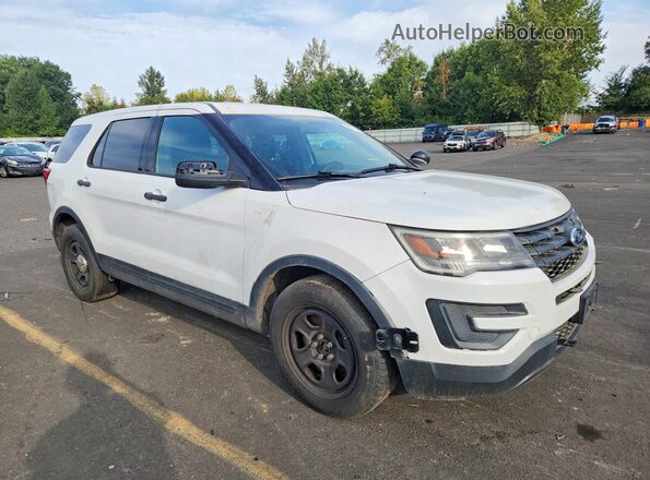 1FM5K8AR7HGD66855 2017 FORD EXPLORER White Delantero derecho