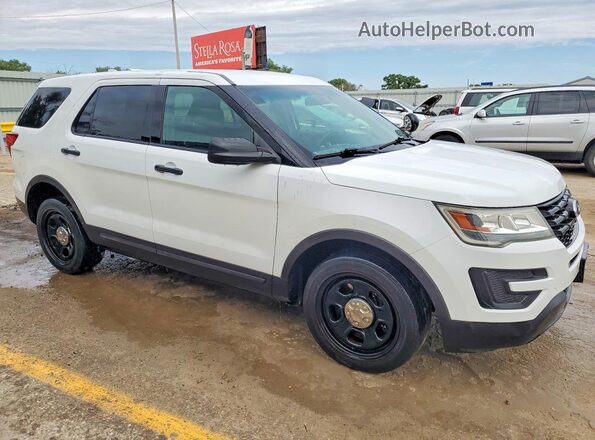 1FM5K8AR9GGA08008 2016 FORD EXPLORER Белый Передняя правая четверть