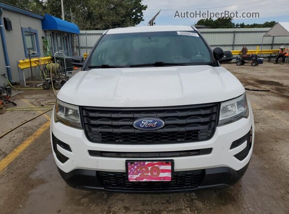 1FM5K8AR9GGA08008 2016 FORD EXPLORER Белый Вид наклейки с VIN-кодом