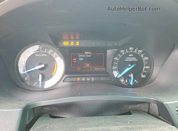 1FM5K8AR9GGA08008 2016 FORD EXPLORER Белый Вид щитка приборов