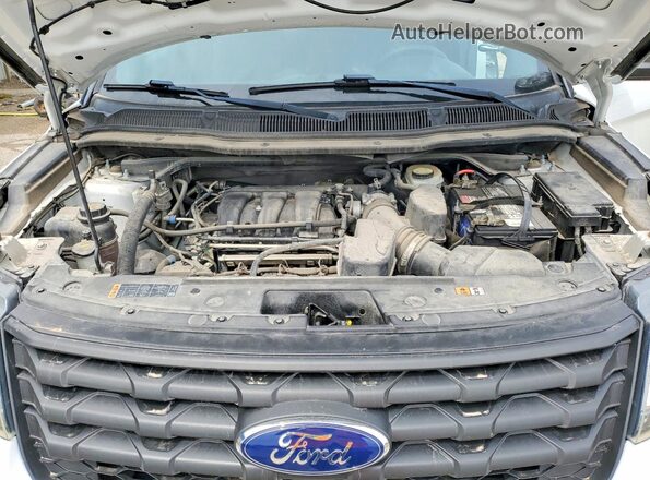 1FM5K8AR9GGA08008 2016 FORD EXPLORER Белый Вид задней части салона