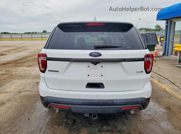 1FM5K8AR9GGA08008 2016 FORD EXPLORER Белый Вид сзади