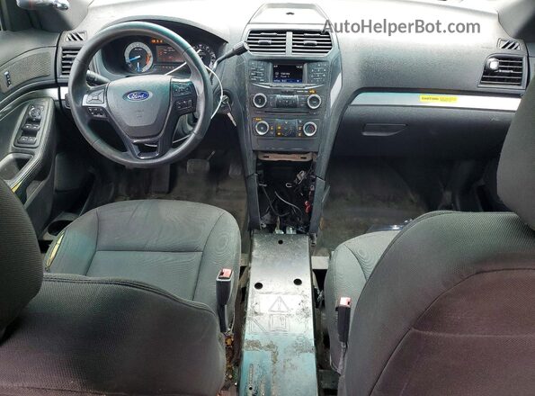 1FM5K8AR9GGA08008 2016 FORD EXPLORER Белый Вид панели приборов