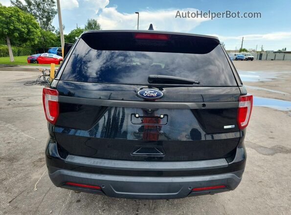 1FM5K8ARXJGC74385 2018 FORD EXPLORER Black Вид ззаду