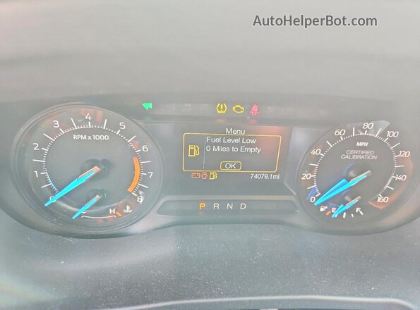 1FM5K8ARXJGC74385 2018 FORD EXPLORER Black Вид щитка приладів