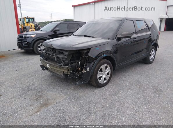 1FM5K8AT8JGA60099 2018 FORD POLICE INTERCEPTOR Black Передня ліва чверть