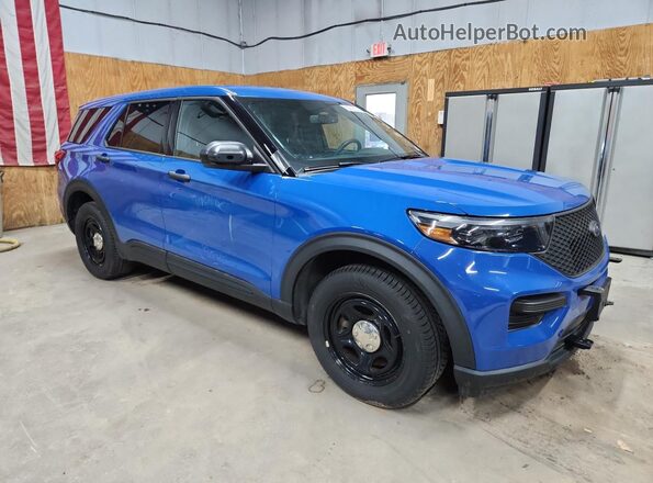 1FM5K8AW3MNA19096 2021 FORD EXPLORER Blue 