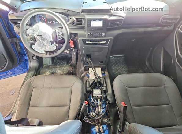 1FM5K8AWXMNA19113 2021 FORD EXPLORER Blue Dashboard view