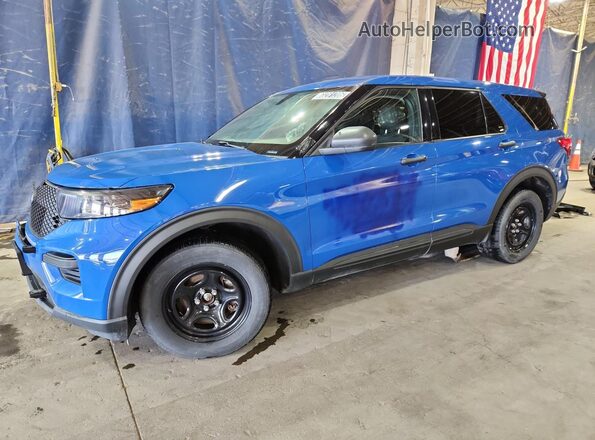 1FM5K8AWXMNA19113 2021 FORD EXPLORER Blue 